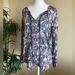 Lucky Brand floral print blouse